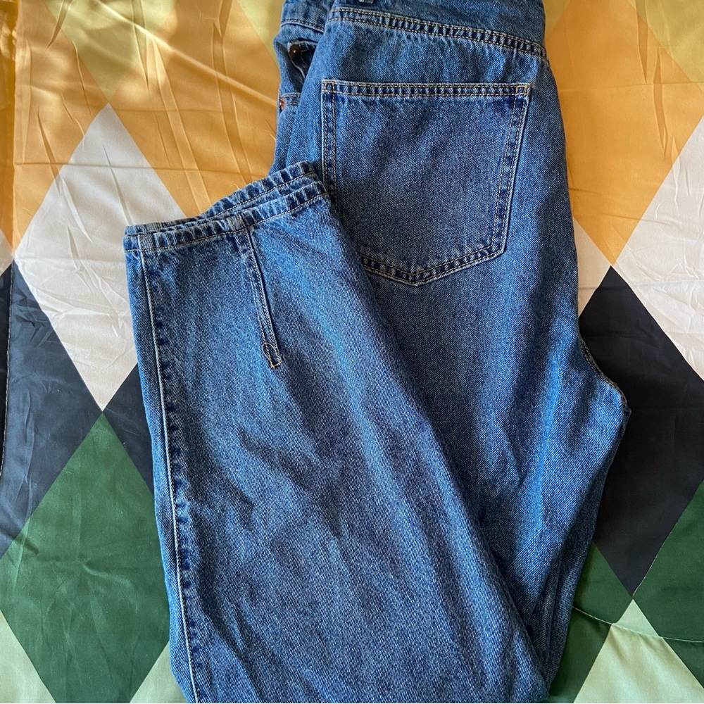 H&M jeans  straight high waist jeans, size 8